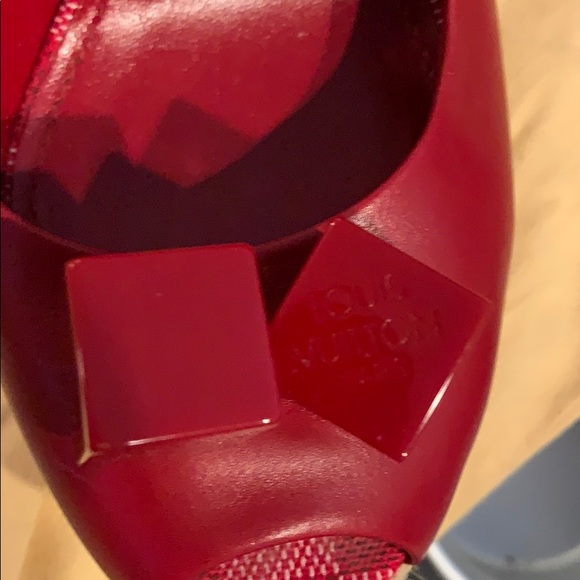 Louis Vuitton sling back wedges - Picture 10 of 10